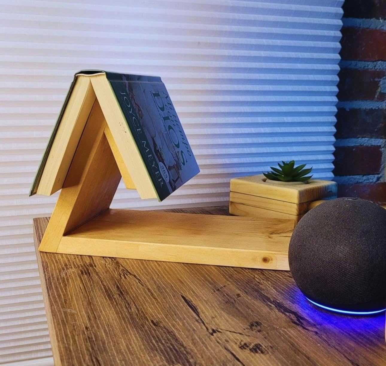 Wooden Adjustable Book Holder